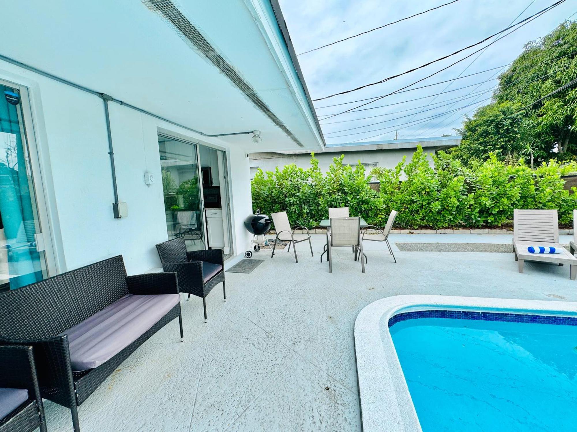 Tropical Villa Pool Courtyard & Garden View Fort Lauderdale Dış mekan fotoğraf