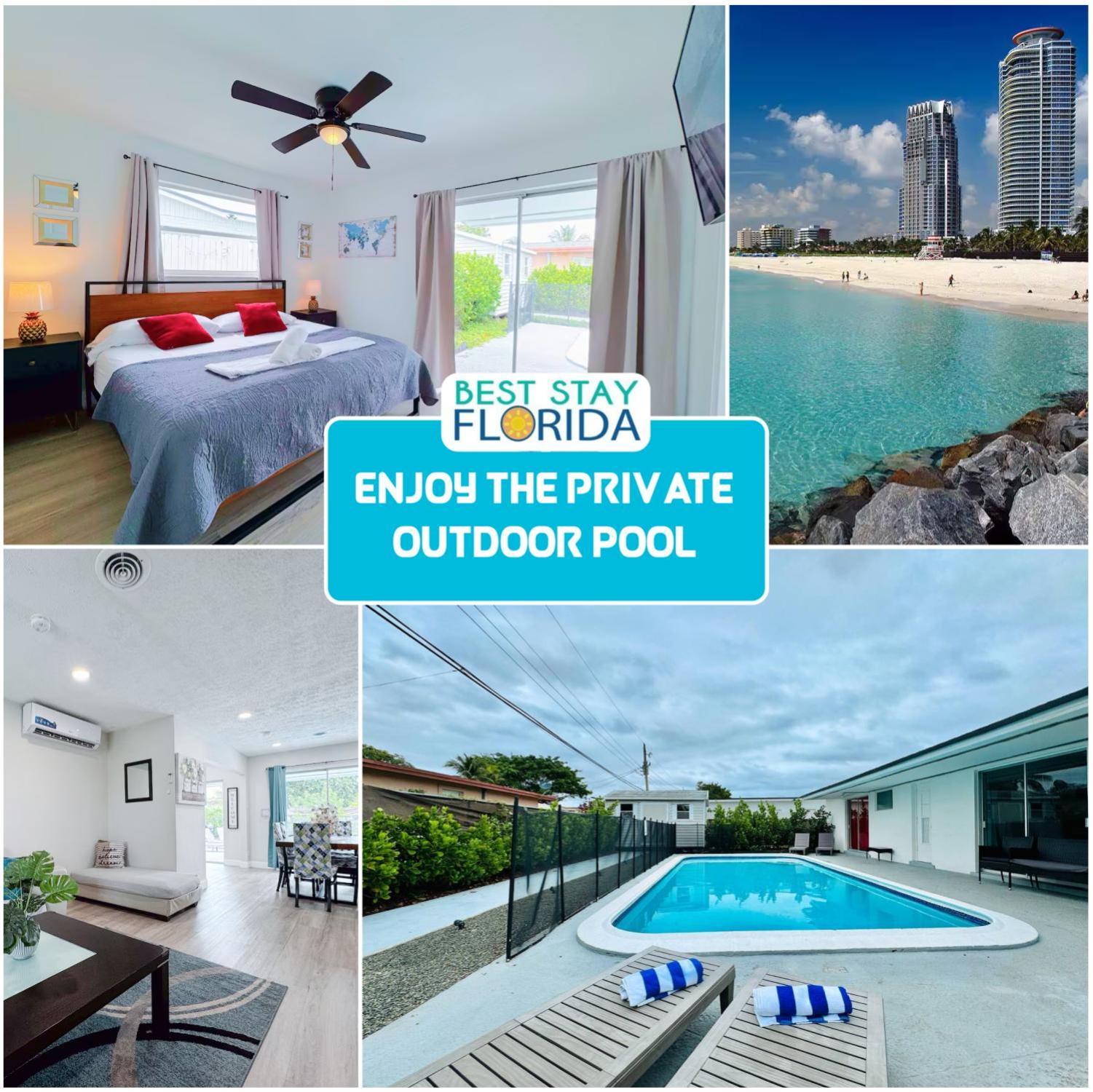 Tropical Villa Pool Courtyard & Garden View Fort Lauderdale Dış mekan fotoğraf